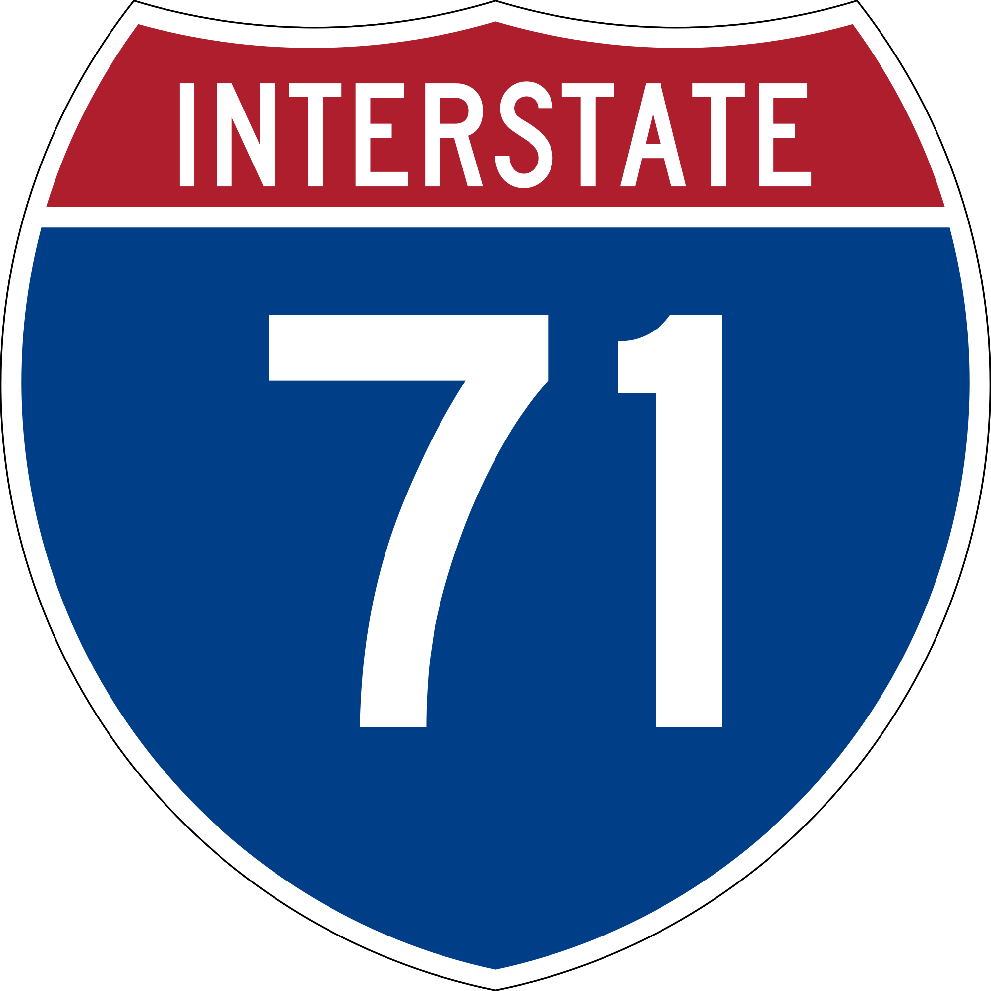 I-71 Road Sign